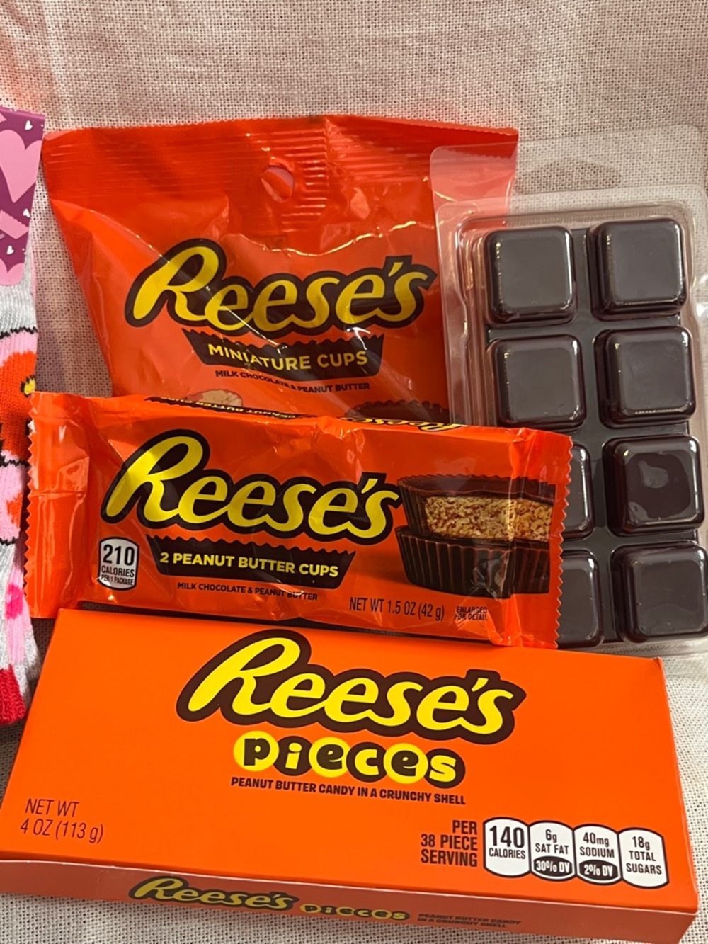 Orange Novelty Reese’s Hosiery Gift Bundle - Picture 7 of 7